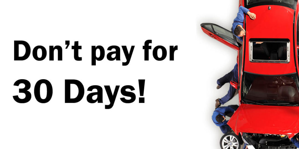 Don't pay for 30 days!